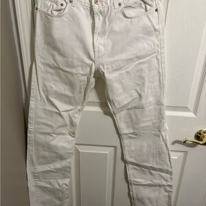 LONDONJEAN Slim White Jeans